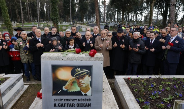Şehit Emniyet Müdürü Gaffar Okkan Bugün Dualarla Anıldı.