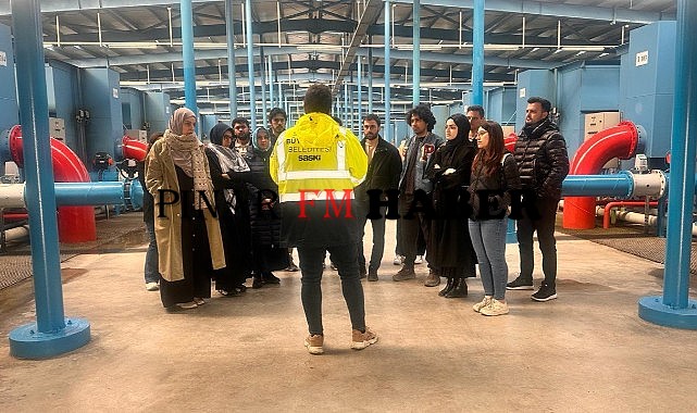 SAÜ Tıp öğrencileri Büyükşehir’in atık ve içme suyu tesislerini ziyaret etti