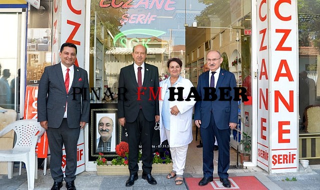 Kıbrıs Cumhurbaşkanı Tatar Eczacı Dostunu Unutmadı
