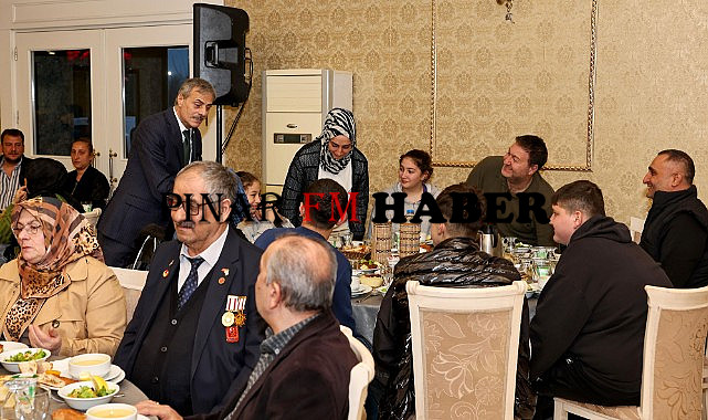 Yusuf Alemdar orucunu şehit aileleri ve gazilerle açtı