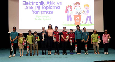 Elektronik Atık ve Atık Pil yarışmasında okullar ödüllerini aldı
